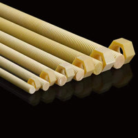 Tige filetée complète en verre époxy de classe d'isolation B G10 3240 de Wenzhou, Chine, pour transformateur, taille personnalisée