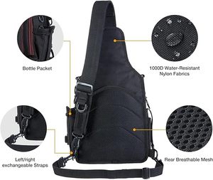 Mochila de Pesca Fabricada en Vietnam con Soporte para Caña y Porta Agua, Multicompartimentos, Ligera, para Equipo de Pesca - Product Image 5