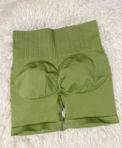 Leggings de sport pour femmes personnalisés, taille haute, en tissu extensible respirant et à séchage rapide, en spandex/nylon, pour la gym, le fitness et le yoga - Product Image 3