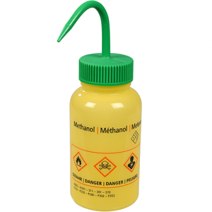 Bouteille de lavage ronde à col large en plastique Burkle GmbH avec impression pour usage industriel et de laboratoire - Product Image 3