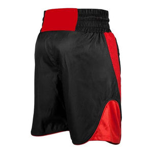 Nuevos Shorts de Boxeo MMA de Primera Calidad al por Mayor, Shorts de Boxeo MMA Rojos y Negros de Tela de Buena Calidad, Spandex y Poliéster - Product Image 3