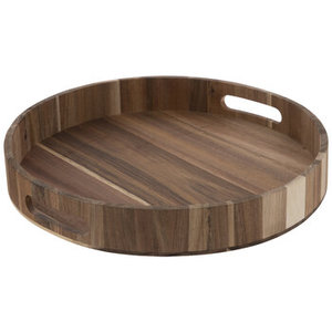 Plateau de service en bois mangue plateaux pour la décoration de comptoir de cuisine plateau fait main bonne qualité assiette en bois indien - Product Image 3