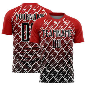 Maillots de football personnalisés professionnels en polyester 180 GSM par sublimation, anti-humidité, usine OEM - Product Image 4