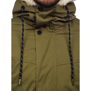 Chaqueta de carga gruesa con múltiples bolsillos para hombre, chaqueta de plumón de pato blanco, ropa de abrigo de vuelo para hombre - Product Image 4