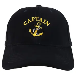 Berretto da Baseball moda Logo personalizzato capitano ricamato 2D 100% tessuto di cotone all'ingrosso con berretti Vietnam di alta qualità MOQ basso