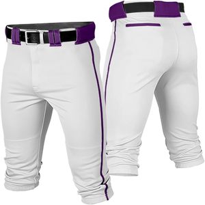 Pantalon de baseball à sublimation personnalisée en polyester 100% Pantalon de baseball respirant à prix d'usine bon marché pour hommes pantalon de sport personnalisé - Product Image 6