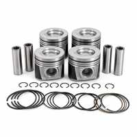 Weichai Wp10 Engine Weichai Power Repair Kit Piston Assembly Wp12 Four Matching 612600900075 612600900080 Howo Engine Part