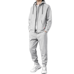 Ensemble 2 pièces personnalisé pour hommes 100% coton survêtement Jogger Sportswear écologique et pas cher/prix raisonnable pour l'hiver - Product Image 1