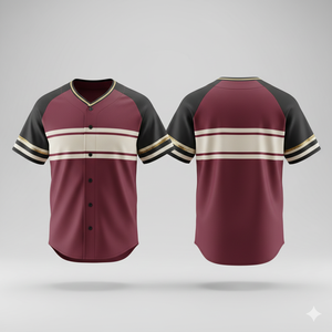 Maillots de baseball pour adultes imprimés, respirants, à séchage rapide, 100% polyester, col en V, vêtements de sport durables pour l'entraînement et les matchs - Product Image 5