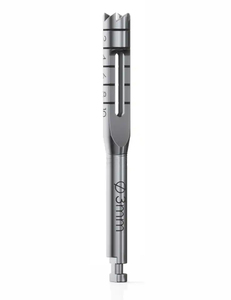 Perceuses à tréphine de 9mm pour la chirurgie d'implants dentaires Instrument manuel en acier inoxydable avec marques de profondeur Outils d'implants dentaires - Product Image 2