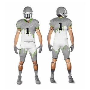 Vêtements de sport, uniforme de football américain uni, respirant, grande taille, manches courtes, séchage rapide, sur mesure - Product Image 6