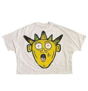 Camisetas gráficas de lavado ácido Vintage personalizadas, camiseta recortada lavada con ácido, camiseta de lavado ácido para hombres a la venta - Product Image 1