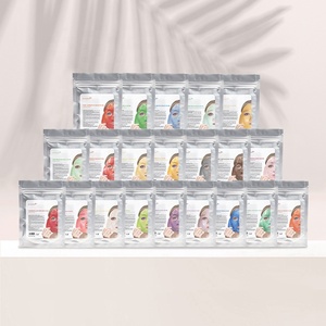 Nouveau masque en gel peel-off naturel à base de plantes 2025, poudre hydratante au collagène, masque facial DIY pour spa, poudre de masque en gel de cristal aux pétales de rose - Product Image 1