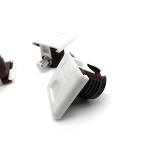 Connecteurs de meubles en zinc, ensembles de vis à came 2 en 1 avec goujons d'<span class=keywords><strong>expansion</strong></span> en plastique et supports d'étagères de placard - Product Image 5