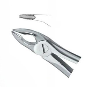 Forceps d'extraction dentaire Fig35, manuel, en acier inoxydable de haute qualité, certifié CE, instruments dentaires, vente chaude, logo personnalisé - Product Image 3