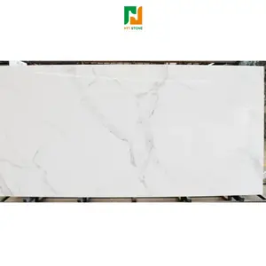 Painel De Parede De Mármore Barato Pvc Ladrilho De Mármore Cultivado Vanity Top Pedra De Mármore Artificial Branco