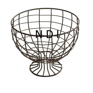 Cesta de fruta de Metal de alambre de hierro de diseño personalizado, encimera de cocina, cestas de almacenamiento redondeadas, accesorio decorativo para encimera - Product Image 3
