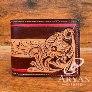 Nueva billetera de cuero hecha a mano para hombre, tarjeta de posición de múltiples tarjetas, venta al por mayor, billetera corta plegable de cuero genuino informal de gran capacidad - Product Image 1