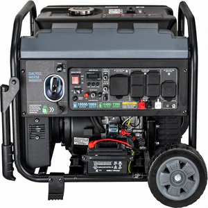 Générateur onduleur portable double carburant GD10KBN 10500W avec kit de roues et démarrage électrique, prêt pour les camping-cars - Product Image 1