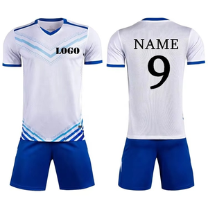 Ensemble de maillots de football haute performance pour hommes, logo personnalisé imprimé, ensemble de maillots d'équipe, kit de football à séchage rapide, fournisseur en gros OEM - Product Image 3
