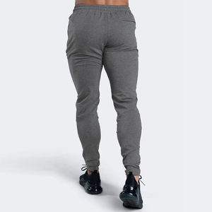 Pantalon de survêtement pour hommes coupe étroite taille haute en éponge Couleur personnalisée Pantalon de survêtement de fitness Motif empilé Qualité Fermeture élastique à la taille Vente en gros - Product Image 4