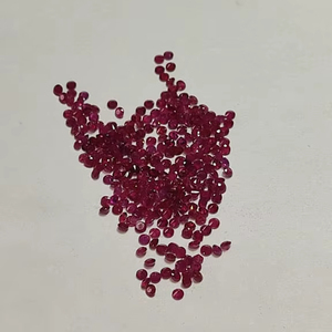 Pierres précieuses de rubis de Mozambique taillées brillantes rondes naturelles de 1.5mm pierres rouges à facettes lâches pour la fabrication de bijoux - Product Image 5