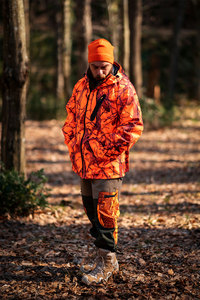 Veste de chasse en tissu polyester doux, imperméable, respirante, membrane PTFE, isolée thermiquement, fabriquée en Turquie, vente en gros - Product Image 4