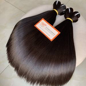 Precio de fábrica 100% Extensiones de cabello liso sin procesar humano Estilo de trama recta Hueso Paquete crudo de alta calidad Vietnamita - Product Image 3