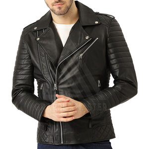 Veste en cuir véritable, style urbain, hiver, cuir de vache, vente directe d'usine, nouvelle mode, coupe ajustée, homme, imperméable, coupe-vent, 2024 - Product Image 1