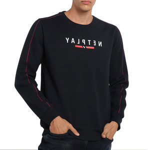 Sweat-shirts pour hommes de nouvelle conception, séchage rapide, teinture unie, confortables, élégants, logo personnalisé, en polyester/coton pour l'hiver, prix bas - Product Image 4
