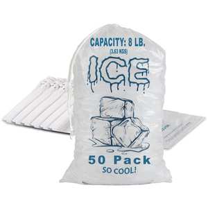 Sacs de glace jetables à forte valeur ajoutée sacs à glaçons en plastique sacs d'emballage de glace jetables avec capacité personnalisée - Product Image 3
