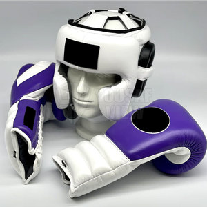 Juegos de boxeo ganadores de alta calidad más vendidos Juego de boxeo ganador de protección completa de cuero personalizado - Product Image 4
