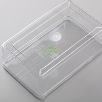 530ml 680ml Boîtes en plastique vides Récipients rectangulaires avec couvercles pour Tiramisu Dessert Bonbons Sandwich Biscuit Cookie Emballage