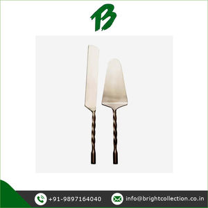 Precio de mercado asequible del juego de cubiertos para servir pasteles de acero inoxidable fabricado en la India disponible para suministro al por mayor - Product Image 3