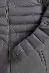 แจ็กเก็ตขนเป็ดคอปกตั้งสำหรับผู้ชายสไตล์ลำลองสำหรับฤดูหนาวเนื้อผ้าทอและออกแบบโลโก้ด้านหน้า - Product Image 3