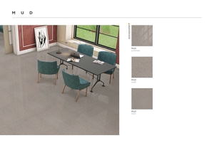 Azulejos de mosaico cuadrados de barro de vida contemporánea 48mm | Porcelana de cerámica de cuerpo completo para decoración interior exterior de suelo y pared 300x300mm - Product Image 4