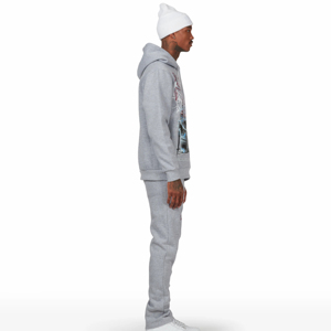 Vêtements de sport à logo personnalisé pour hommes Survêtements évasés en coton 100% épais Survêtements streetwear unisexes - Product Image 6