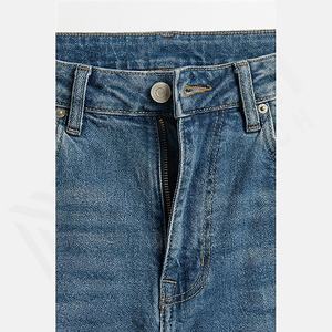 ผู้ผลิตกางเกงยีนส์เดนิมแบบปกติ รับประกันการเย็บที่มีความแข็งแรงสูงและคุณภาพของผ้า ขายส่ง สีตามสั่ง ออกแบบตามสั่ง - Product Image 4