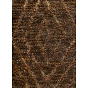 พรมขนสัตว์ถักมือสีน้ำตาลเบจ Zuri รุ่น AKWJ-1037(CS-01) ลายเรขาคณิตสไตล์โบโฮ สำหรับห้องนั่งเล่น ห้องโถง ทางเดิน ขนาด 9x12 ฟุต รูปทรงสี่เหลี่ยมผืนผ้า - Product Image 3
