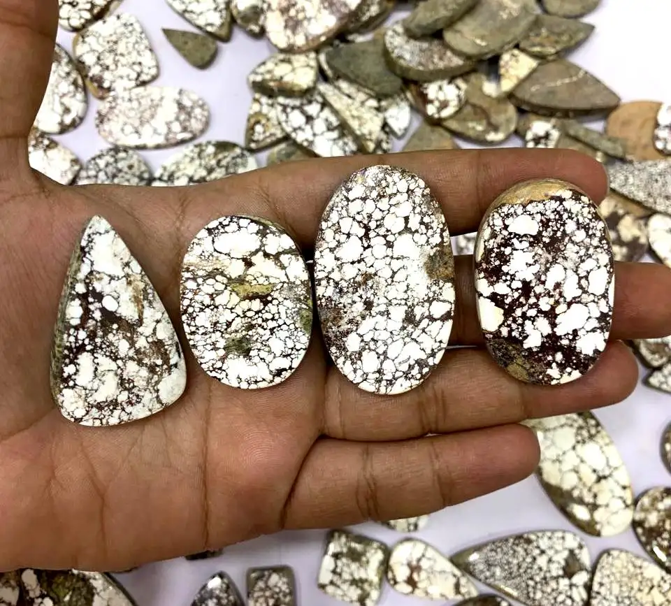 100% kuda liar alami Cabochon batu permata longgar produk grosir pembuatan perhiasan bahan kualitas terbaik