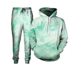 Design Your Own Winter Sublimation Fleece Track Suits Custom Logo Hoodies and <b>Sweat</b> Pants Jogger Set Unisex - Product Image 4