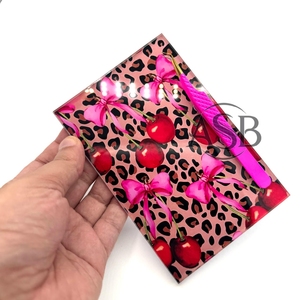 Carreaux de cils durables personnalisés Cherry Bow avec aimants pour pince à cils Vente en gros Concevez vos propres carreaux de cils en acrylique - Product Image 3