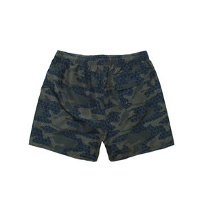 Shorts de bain d'été pour hommes de haute qualité Logo personnalisé imprimé couleur unie séchage rapide taille moyenne Shorts de sport de plage en gros - Product Image 3