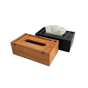 Porte-serviettes en bois décoratif Les boîtes à mouchoirs en bois magnétiques puissantes peuvent être utilisées dans les bureaux de restaurant - Product Image 5