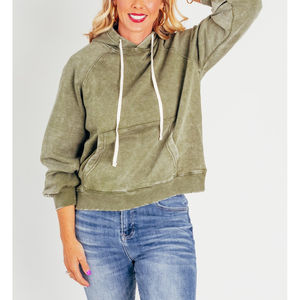 Patchs de broderie personnalisés Logo Qualité de luxe Côtelé Ras du cou Streetwear Épaule tombante Pull avec fermeture éclair Sweats à capuche et sweat-shirts pour hommes - Product Image 3