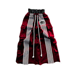 Pantalons de survêtement surdimensionnés personnalisés pour hommes, en coton lourd, lavage à l'acide, double taille, jambes larges, pantalon baggy à jambes droites - Product Image 5