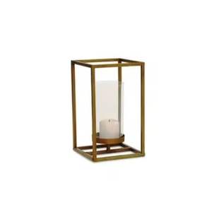 Último soporte de huracán de mesa de Metal dorado de Venta caliente para el hogar, Hotel, restaurante, Decoración de mesa, artículo decorativo para el hogar - Product Image 1