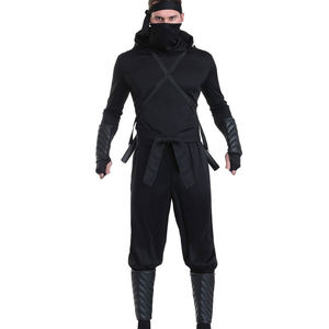 ชุดนินจาสำหรับเล่นกีฬาแบบลำลอง ทั้งในร่มและกลางแจ้ง ชุด 2 ชิ้น สำหรับศิลปะการต่อสู้ แบบยูนิเซ็กส์ สำหรับผู้ใหญ่ ผลิตจากโพลีเอสเตอร์/คอตตอน สไตล์โมเดิร์น ด้านหน้าแบบรัดเร็ว - Product Image 4