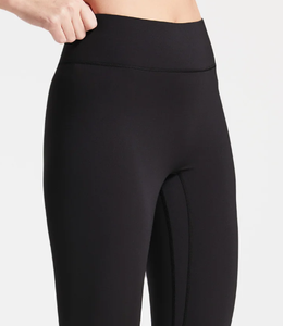 QHP Center Stage Capri Yoga <b>Leggings</b> with Solid Pattern Comfy Fitness <b>Leggings</b> for <b>Women</b> - Product Image 5