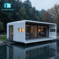 Vente chaude Maison préfabriquée modulaire en acier imperméable Conteneur Maison de bureau Cabine pour terrain non utilisé